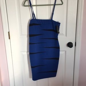 Blue/black dress